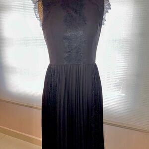 Banana Republic Black Lace Maxi Dress